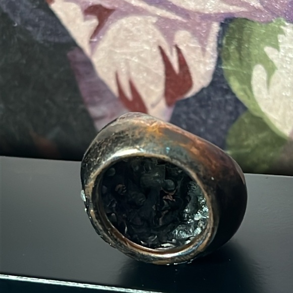 BCBGMaxAzria Silver Rhinestone Ring Size 6 - Picture 2 of 4